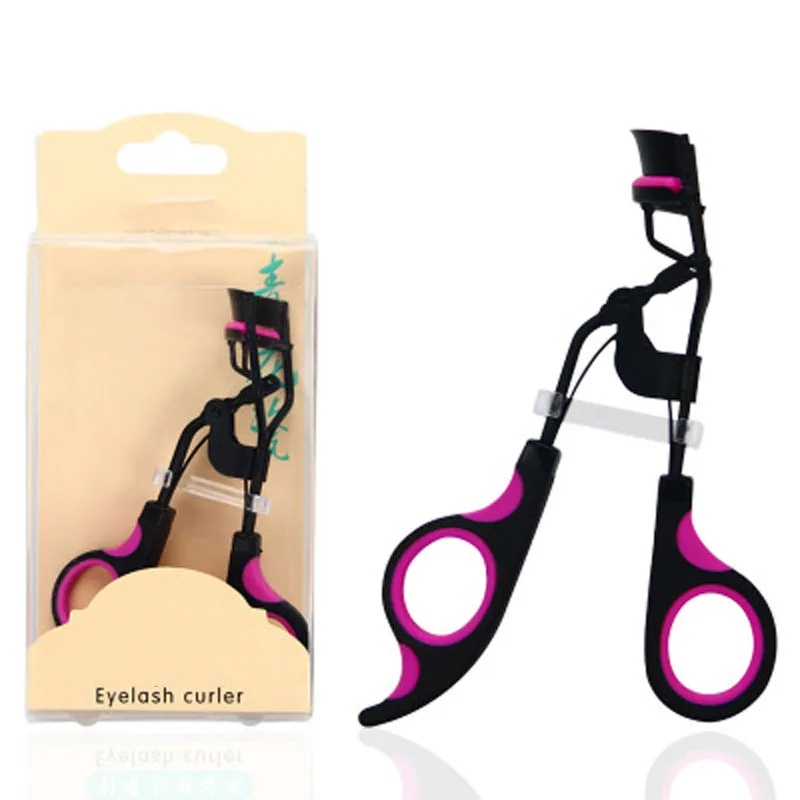 1PC New Colorful Cosmetic Eyelash Curler with Comb Tweezers Curling Clip Eye Beauty Tool makeup | Красота и здоровье