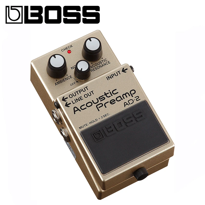 Boss AD 2 акустической гитары педаль предусилителя для комплект с выбирает ткань