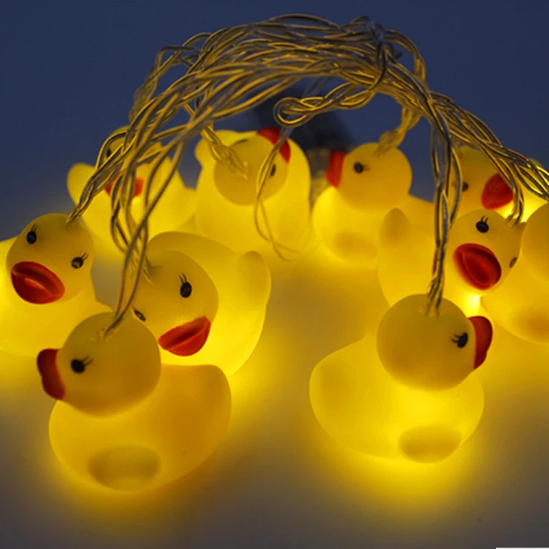 10pcs/set led lighting lamps lovely mini animal fairy string lights night light battery garland novelty baby decor | Дом и сад