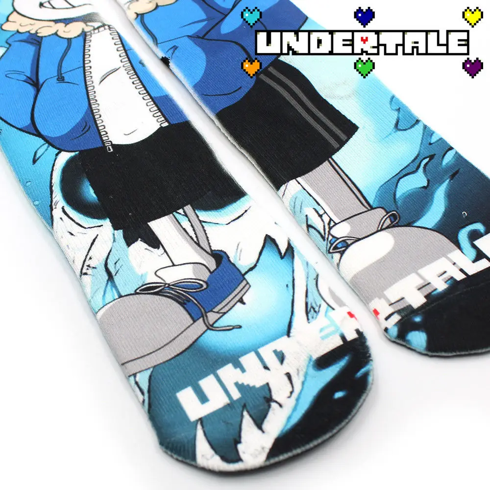 OHCOMICS Горячая 4x16 &quotигра Undertale Sans Хорт хлопковые носки ярких цветов в Косплэй