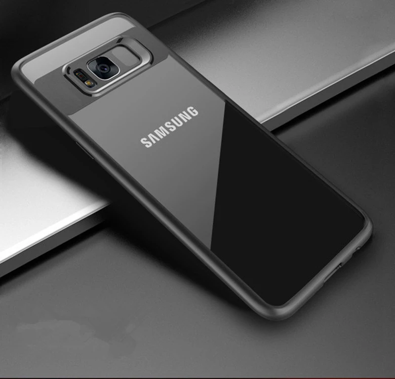 Противоударный чехол для samsung Galaxy S8 S9 плюс Note8 Дело Мягкие силиконовые ТПУ