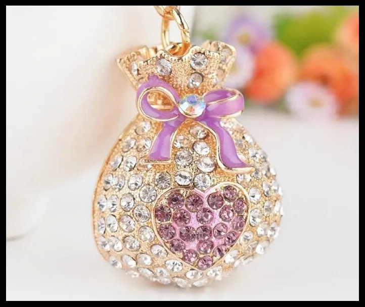 Fashion Creative Lucky Bag KeyChain Girls Ornaments Car Exquisite Gift Birthday Party Favors Brand New | Дом и сад