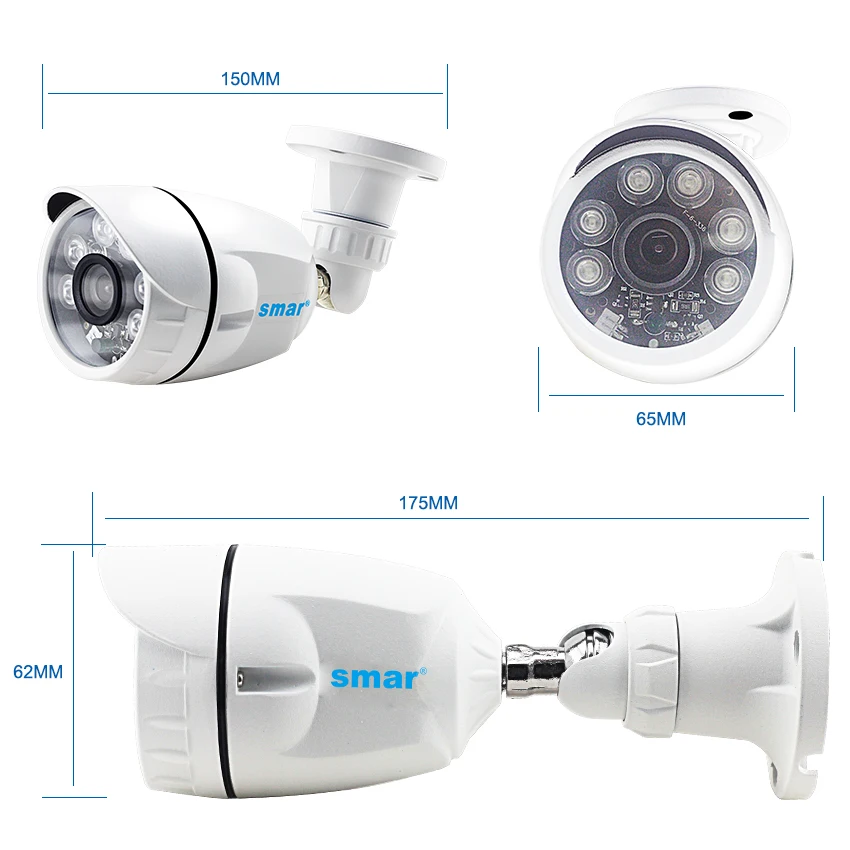 Smar 8CH 1080P HDMI выход DVR AHD система видеонаблюдения 8 шт. 1.0MP/2.0MP наружная камера P2P видео