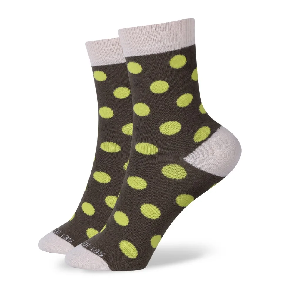 Женские носки из чесаного хлопка в горошек|brand woman socks|women brand sockswomen socks |