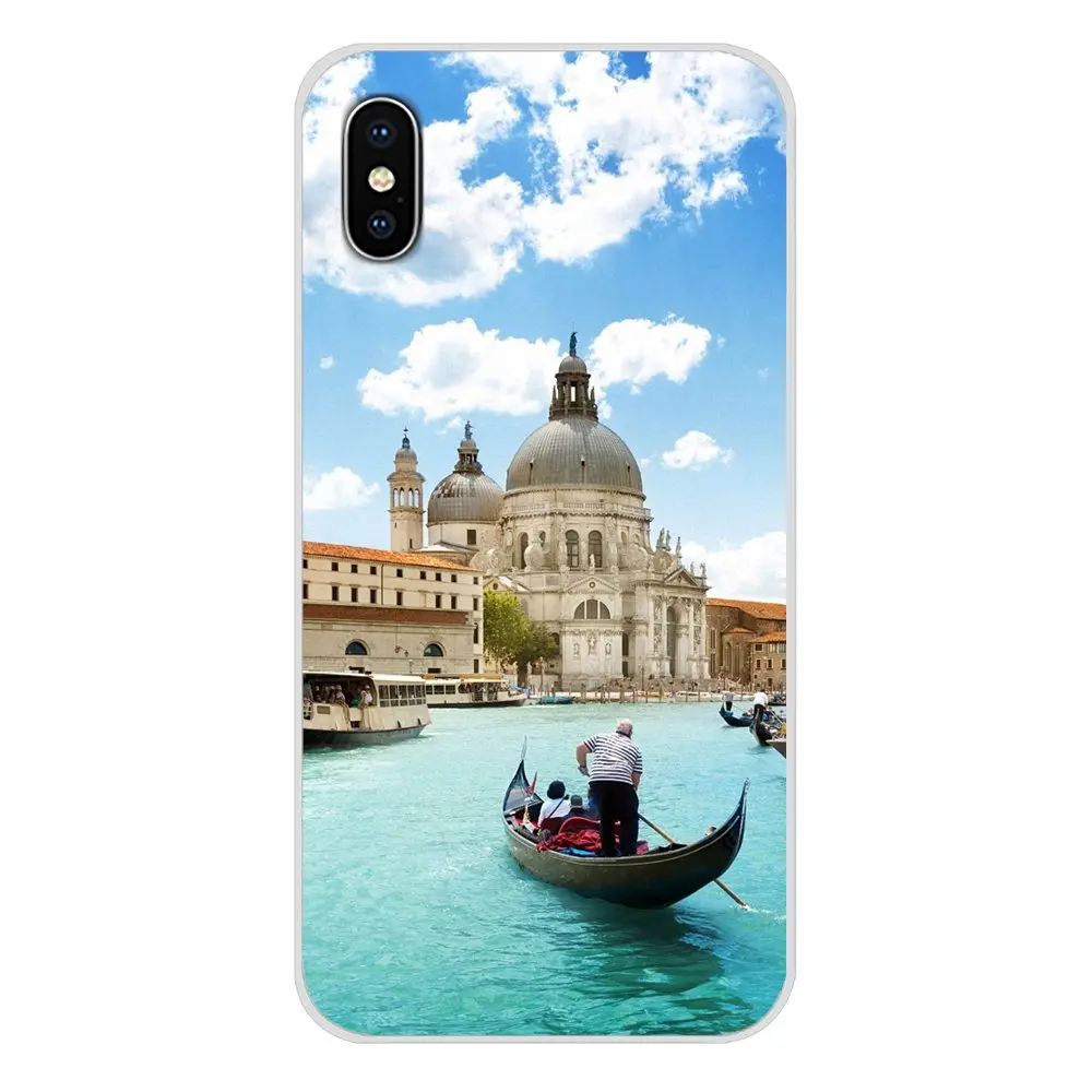 Для Apple iPhone X XR XS MAX 4 4S 5 5S 5C SE 6 6S 7 8 Plus ipod touch Italy landscape мягкие прозрачные