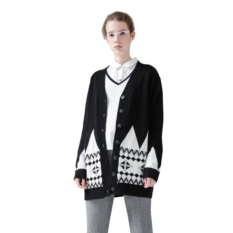 Toyouth Casual Knitting Long Cardigan Female Loose Kimono Knitted Jumper 2018 Warm Winter Sweater Women Tops |