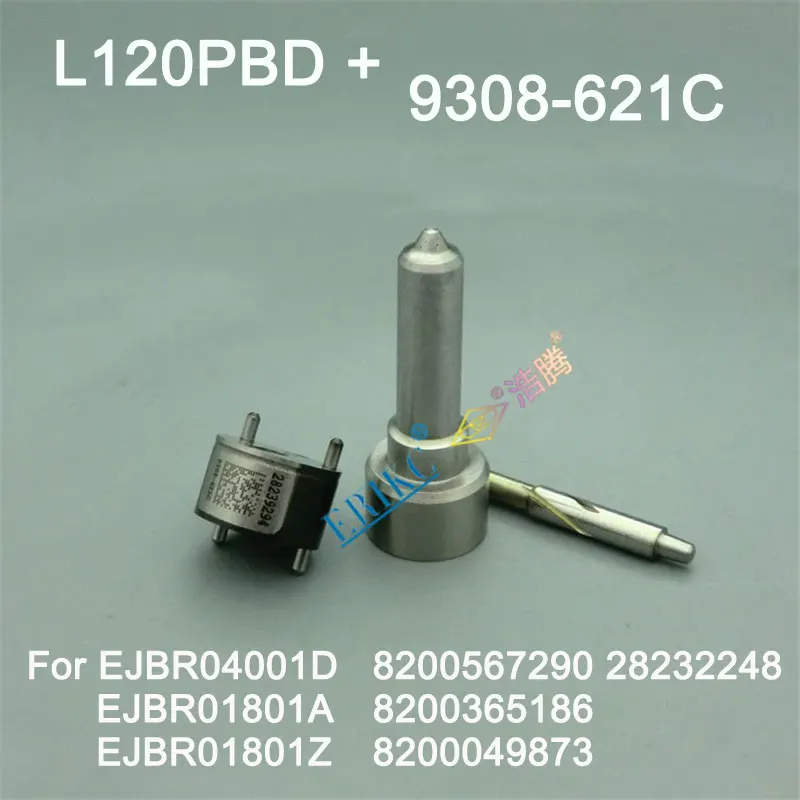 nozzle valve ERIKC инжектор топлива Ремонтные комплекты 7135-647(L120PRD и 9308-621C) для инжектора EJBR04001D EJBR01801A EJBR01801Z 8200567290 - Цвет: nozzle valve