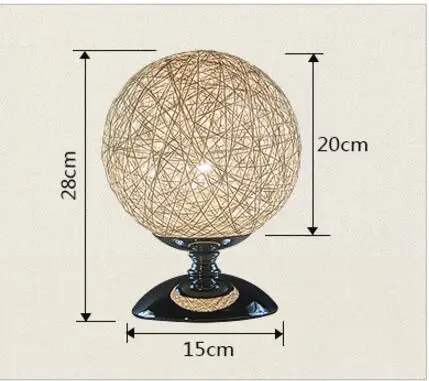 Светодиодный светильник ручной вязки для спальни|table light|table lamplight for table |