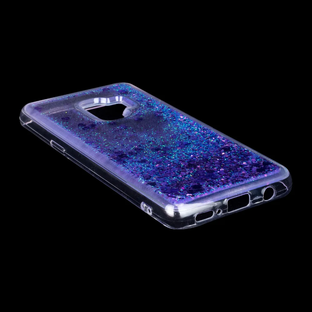 Чехол с жидким блеском для samsung Galaxy S9 S8 S7 S6 S5 Edge Plus Dynamic Quicksand Star Love Силиконовый ТПУ