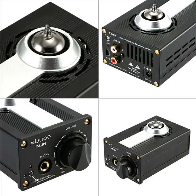 Оригинальный XDUOO TA 01B Hifi 24 бит/192 кГц USB DAC ламповый усилитель для наушников