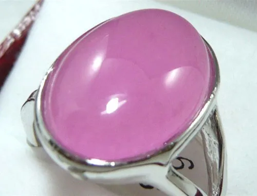 

Stunning pink agates bead ring(#6,7,8)