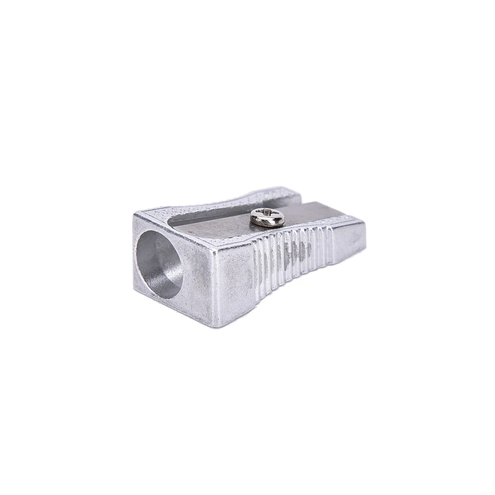 

5pcs/lot Best Promotion Single Hole Hand Metal Pencil Sharpener Metal Drawing Writing Learning Tools School Accessory