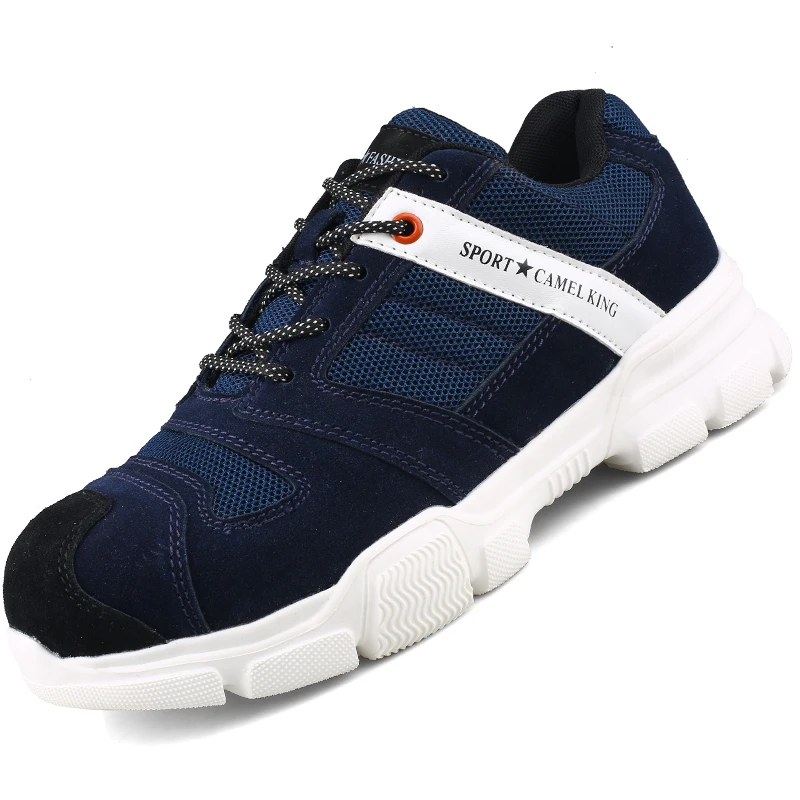 Large Size 35-47 Comfortable Men Safety Shoes Steel Toe Breathable Lightweight Outdoor Puncture Proof Work MS178 | Обувь