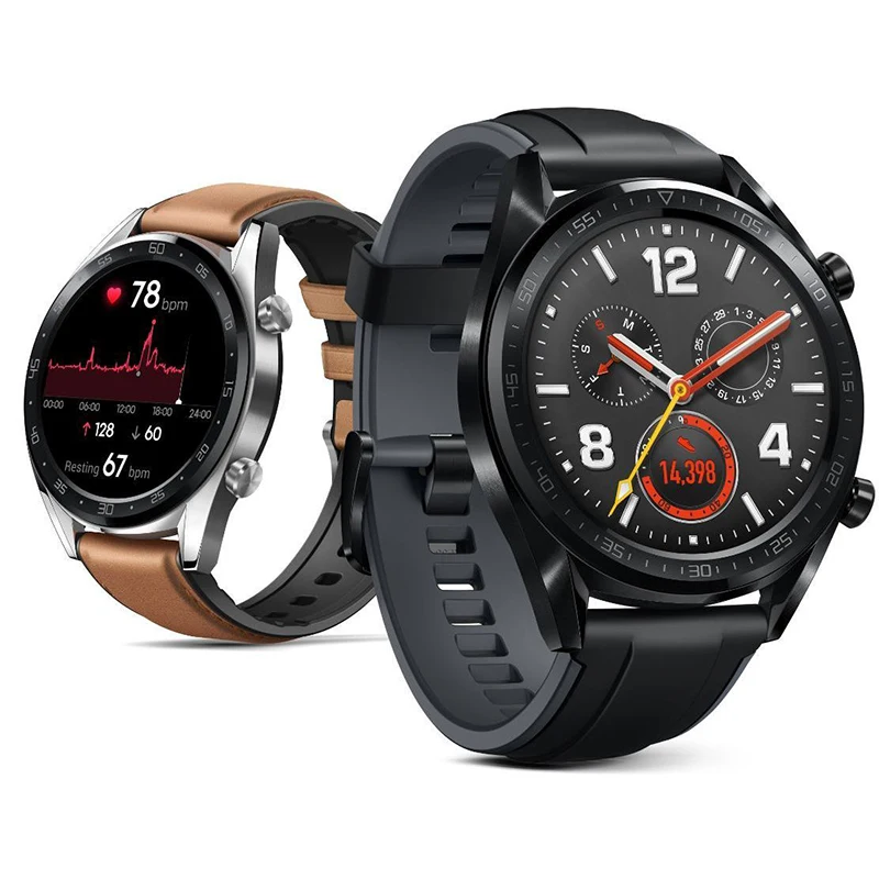 Ремешок для часов Huawei Watch GT 2 46 мм силиконовый браслет из натуральной кожи huawei Honor