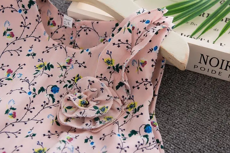 2019 girls summer dress fashion cotton print sleeveless party dresses for kids birthdays clothing beach 1-4T | Детская одежда и