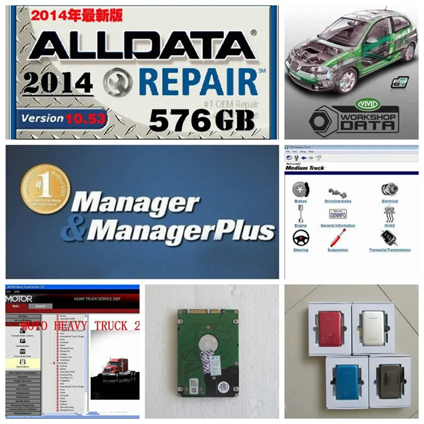 Лучшее программное обеспечение alldata 10 53 mitchell on de * mand 2015 161gb ect 28 в 1 ТБ usb hdd fit win 7 8 для