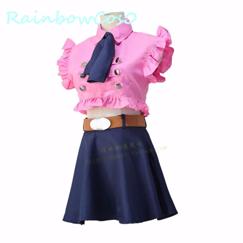 Костюм для косплея RainbowCos0 семь смертных грехов Элизабет лионы платье Униформа