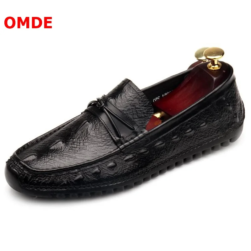 OMDE/мужские мокасины; homme; кожаные лоферы под крокодиловую кожу; мужская повседневная обувь без застежки; водонепроницаемые мокасины; мокасины для вождения; мужские шлепанцы