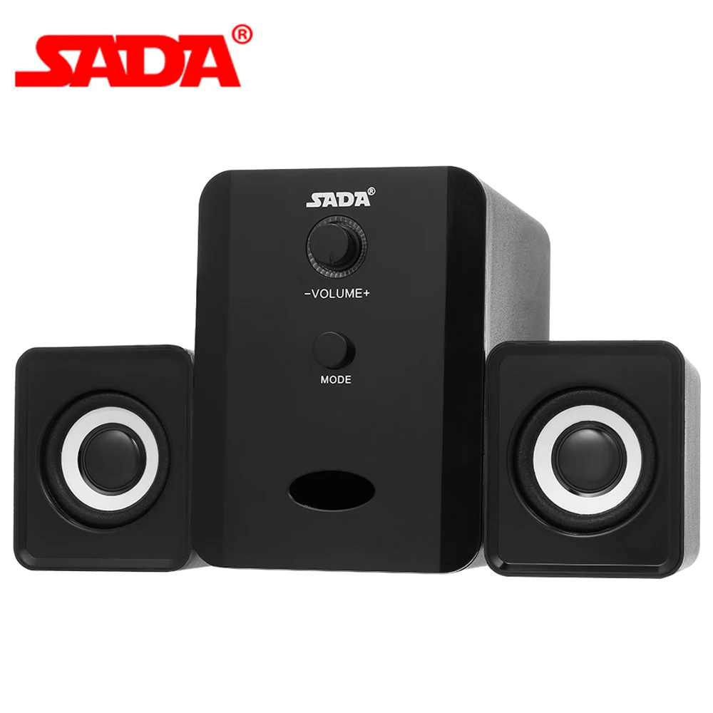 Bluetooth Колонка SADA проводная колонка с USB для компьютера смартфона|Портативные