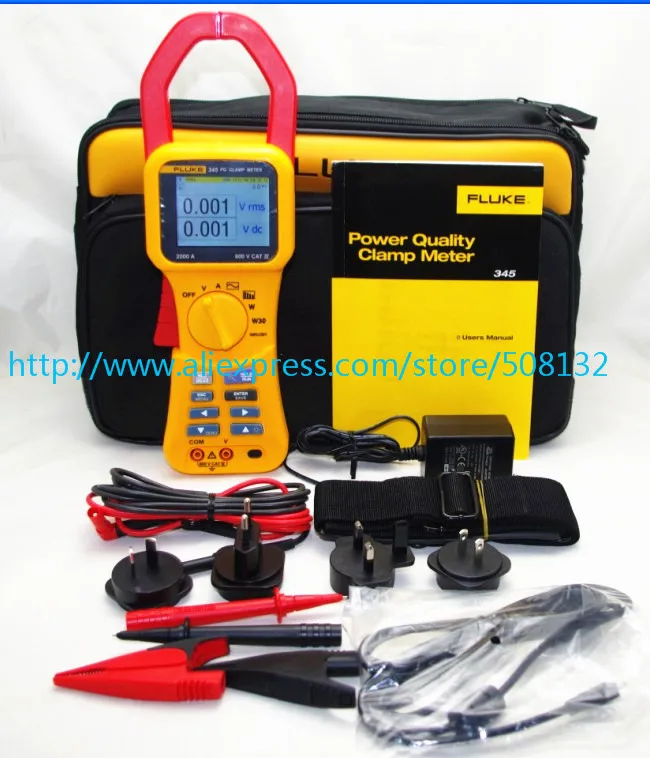 Цифровой Измеритель Качества клещи Fluke 345!! Фирменная Новинка! F345|fluke 345|clamp metermeter