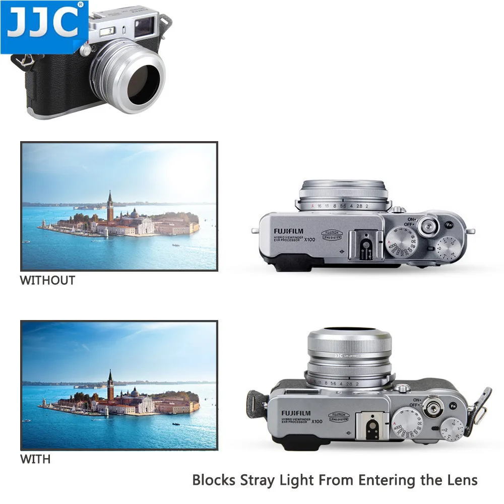 Металлическая Резьбовая бленда JJC переходное кольцо 49 мм для камеры FUJIFILM X100 X100S