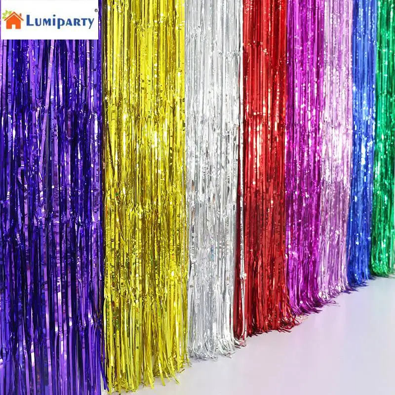 Lumi вечерние металлическая бахрома-шторы Вечерние Блестки из фольги для дома