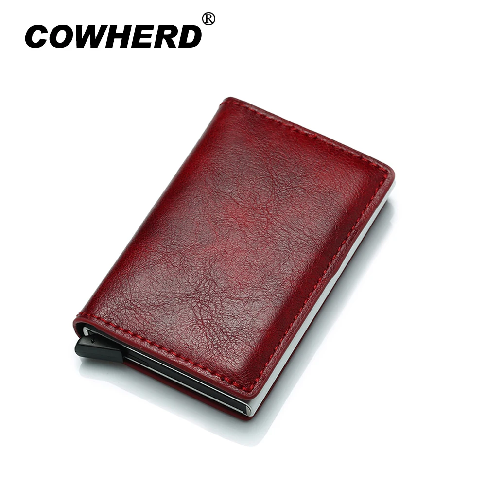 2019 RFID кошелек винтажный держатель для кредитных карт искусственная кожа мужчин и