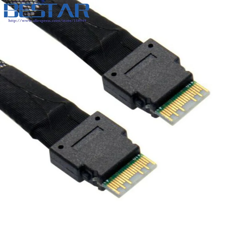 Тонкая линия SAS 4 0 SFF-8654 4i 38pin узловой диагностический 40-контактный Raid-разъем