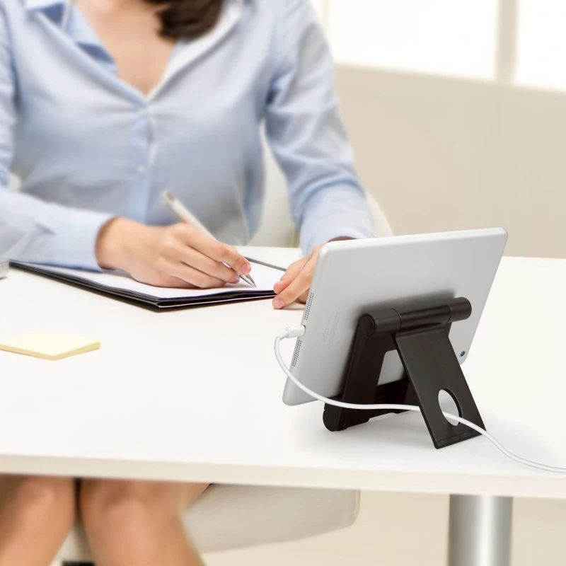 

New Adjustable Phone Bracket Desktop Aluminum Alloy Stand Holder for Smartphones DOM668