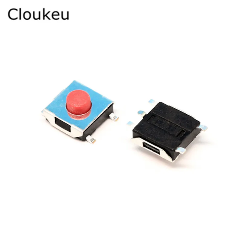 6*6*3.1mm SMD5 Touch micro switch Red 6x6x3.1H Push Button Switch 100Pcs | Обустройство дома