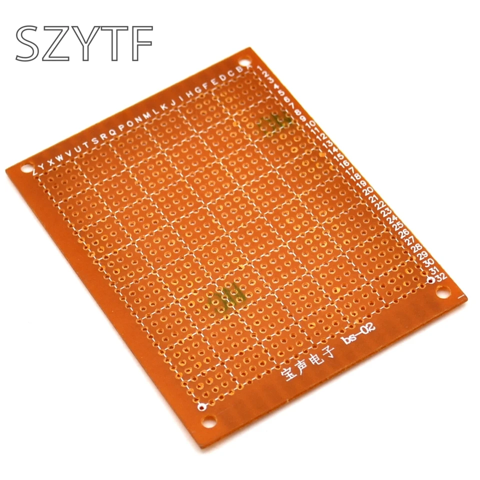 10pcs/bag Bakelite universal plate 7 * 9CM 2.54MM Pegboard circuit board 1.2MM thick | Электронные компоненты и
