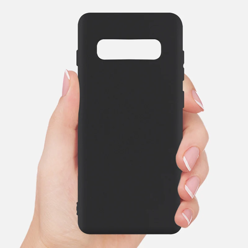 Матовый Силиконовый мягкий ТПУ чехол для Samsung galaxy S10 S10plus защитный телефона plus