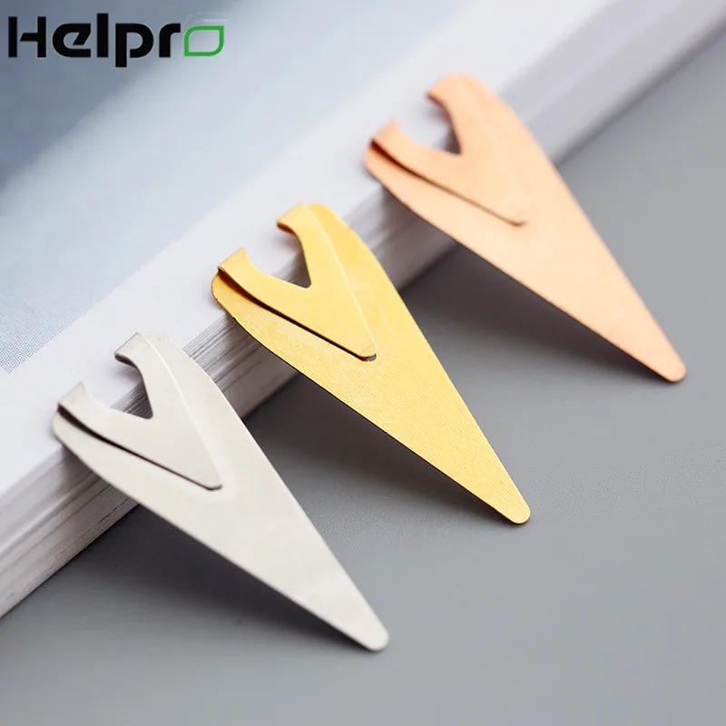 Helpro 1 шт. металлическая Скрепка-Закладка для книг бумага школьников школы