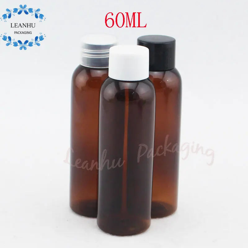 60 мл пустая ПЭТ портативная дорожная бутылка для шампуня пластиковая лосьона