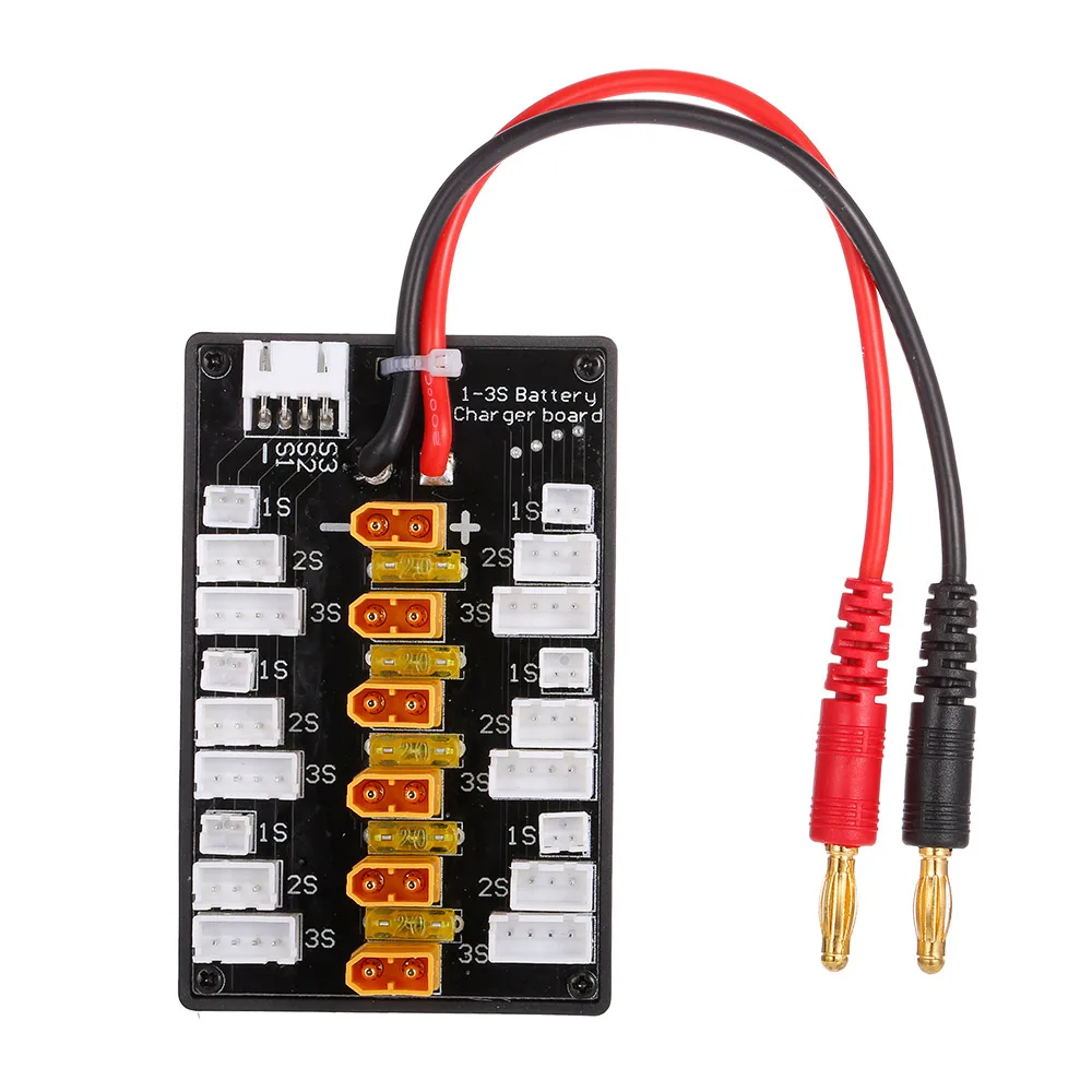 Плата для зарядки 1S 2S 3S 20A XT30 Plug Lipo параллельная зарядная плата IMAX B6 зарядное