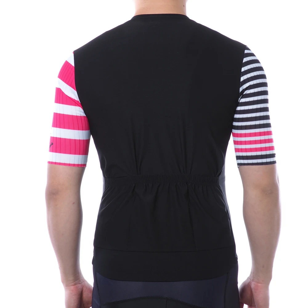 Racmmer мужские велосипедные Джерси PRO AERO с коротким рукавом Maillot Ciclismo Hombre Mtb велосипед Джерси рубашка черный Джерси