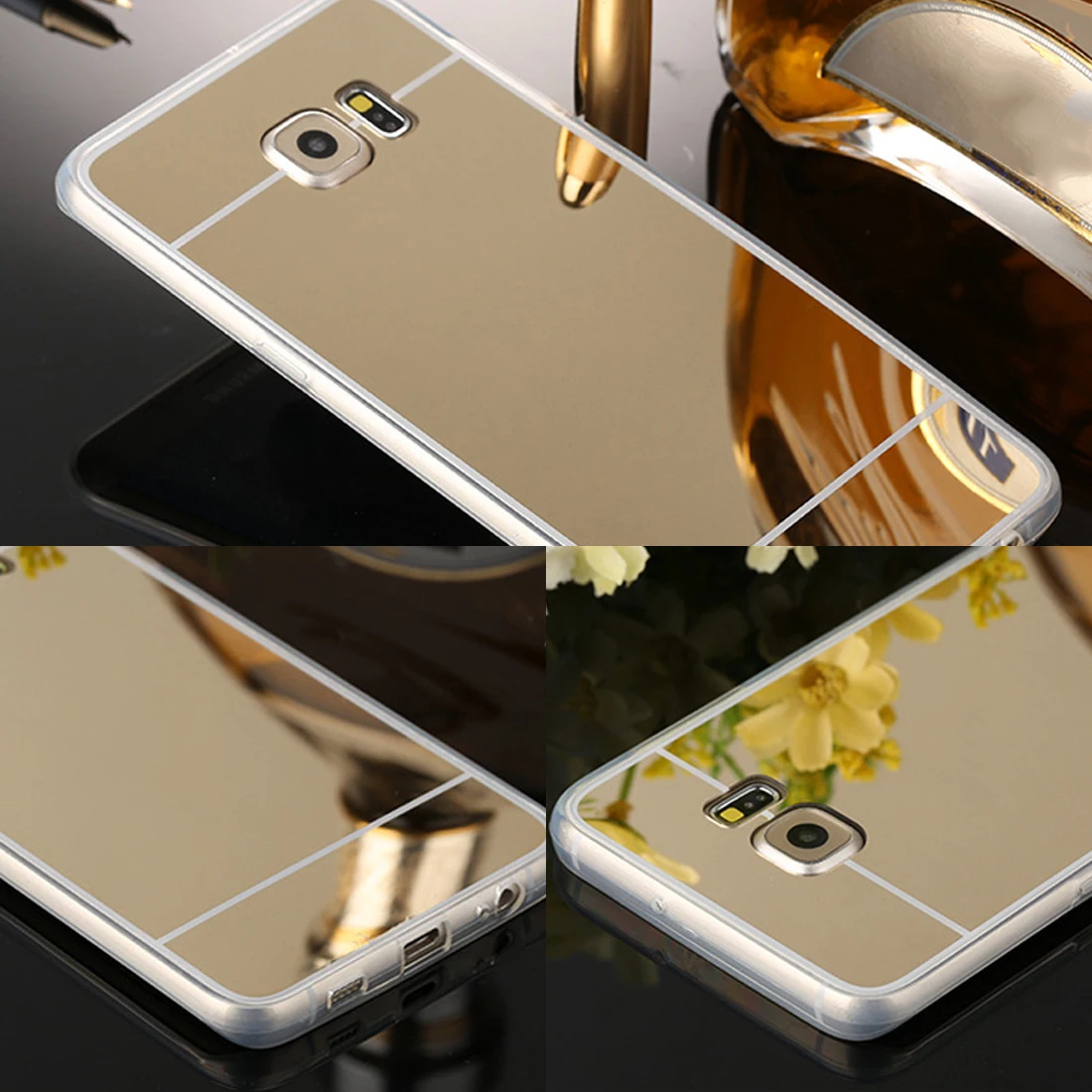 Новый модный зеркальный чехол для телефона SamsungS6 S6edge S7 S7edge J530 J730 A5 A7 NOTE8 S9 S9PLUS |