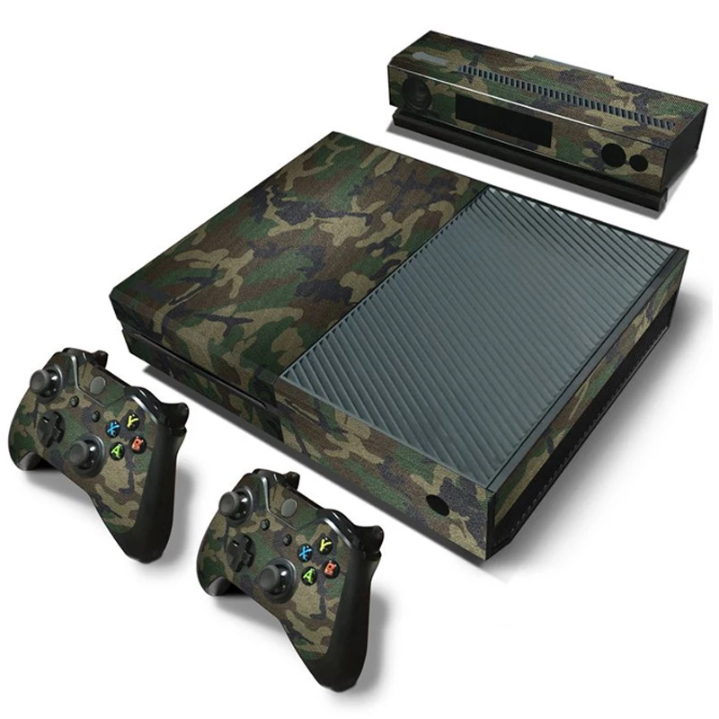 Камуфляж игра Cosole наклейка КОЖА наклейки для Xbox One консоль виниловая кожа + 2 шт на