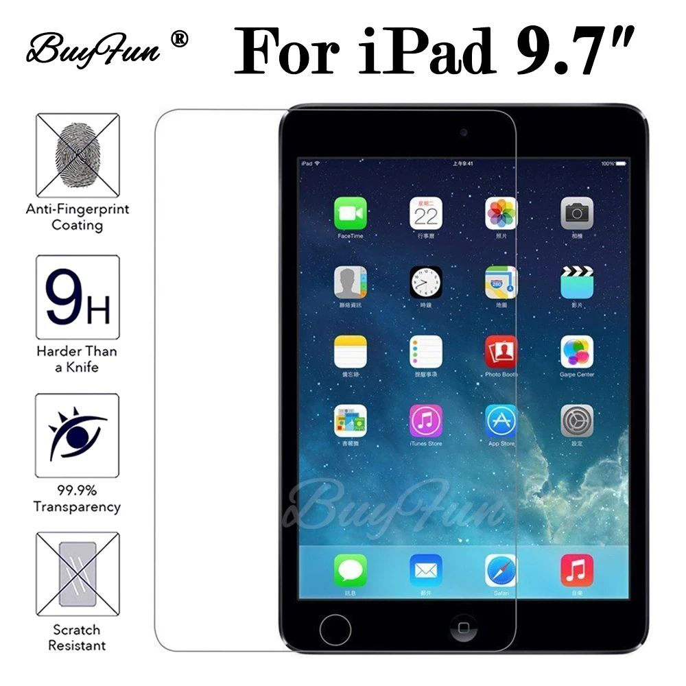 Защитное стекло для iPad 9 7 Pro новинка 2017 2018 Air 2 Air2 5 6 5th 6th закаленное защита экрана