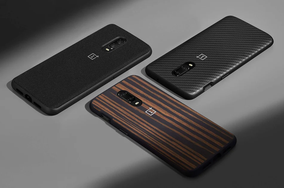 100% Официальный Oneplus 6T задний Чехол оригинальный заказ силикон песчаник нейлон