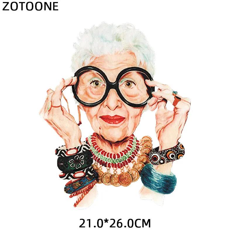 Модная нашивка ZOTOONE из ПВХ с надписью бабушка для одежды термопечать футболка
