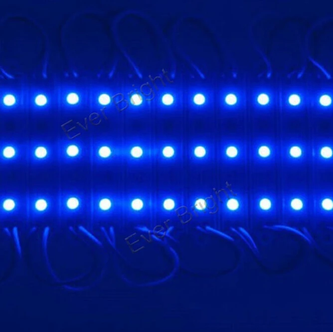 Лучшая цена! 5050 3 светодиодных модуля синего/белого/RGB/желтого/красного цвета