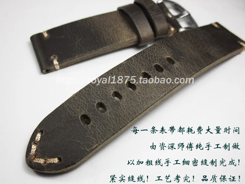 Ремешок из натуральной кожи для часов Omega Seiko Tissot Mido iwc браслет ручной работы в