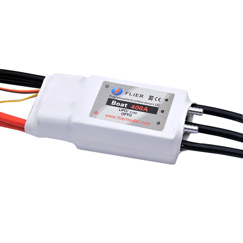 Контроллер скорости FATJAY FLIER 400A 3 16S Высоковольтный ESC бесщеточный с USB кабелем для