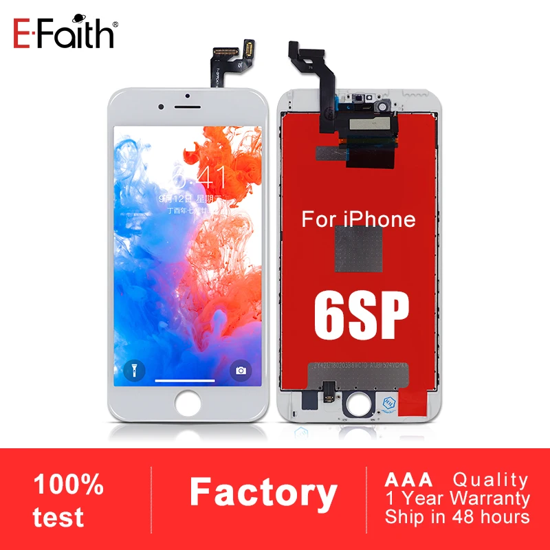 EFAITH 20 шт./лот класс AAA без битых пикселей для iPhone 6S Plus или 6SP LCD с 3D силой кодирующий
