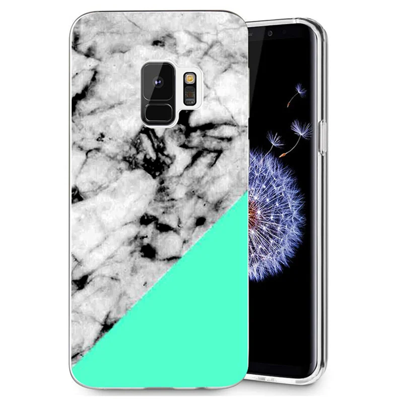 Для samsung Galaxy S9 S9Plus S8 плюс S7 edge Note 8 J530F J720 A3 A5 2017 красочный чехол из ТПУ под мрамор с