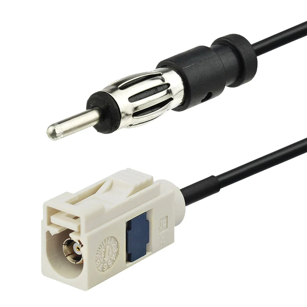 Eightwood Fakra к DIN RF коаксиальный кабель прямой разъем Jack B 41585 Замена антенны RG174 500 см -