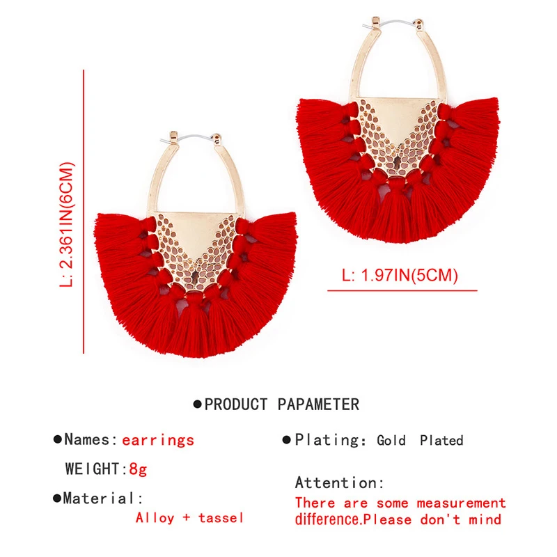 meidi 6 Colors Handmade Tassel Earrings Bohemian Soft Short for Women Vintage Jewelry Pendant 2018 | Украшения и аксессуары