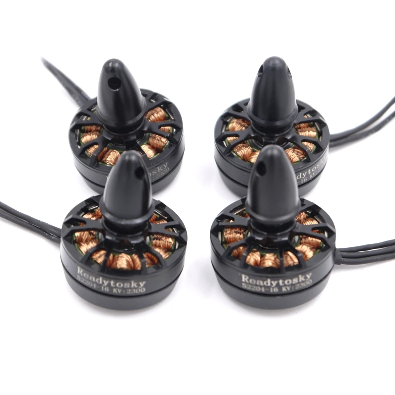 4 шт./лот 2204 2300KV бесщеточный двигатель CW/CCW Для мультироторного квадрокоптера RC 250