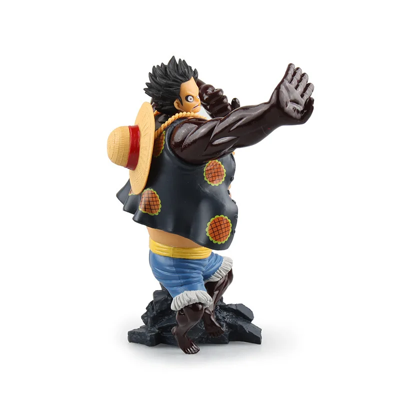 Animation One Piece Cool Monkey D Luffy PVC 18cm Action Figure Anime Model hot kids Toy Collection Gift Doll original box | Игрушки и